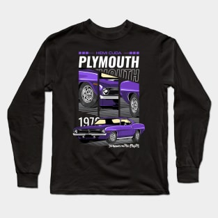 1970 Hemi Cuda Classic Car Long Sleeve T-Shirt